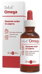 Dolfos DolVit Omega добавка для шкіри та шерсті собак та котів (краплі) - 50 мл Petmarket