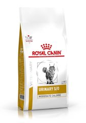 Royal Canin URINARY S/O MODERATE CALORIE - лечебный корм для кошек с лишним весом при мочекаменной болезни, 9 кг % Petmarket