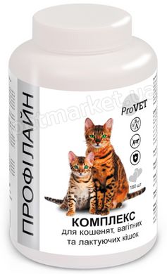 ProVet Профілайн КОМПЛЕКС добавка для кошенят, вагітних і кішок, що годують - 180 табл. Petmarket
