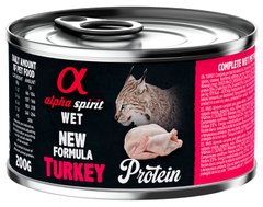 Alpha Spirit Adult Cat Turkey - консерви для котів (індичка) Petmarket