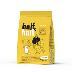 Half&Half Корм сухий для дорослих котів із яловичиною Petmarket