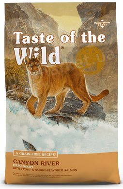 Taste of the Wild CANYON RIVER холістик корм для котів та кошенят (форель) - 6,6 кг Petmarket