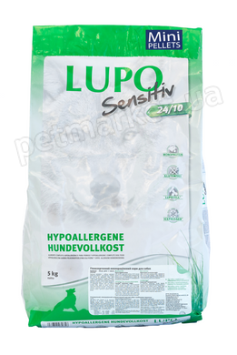 Luposan LUPO Sensitiv 24/10 Mini Pellets - корм для собак дрібних порід з чутливим травленням - 5 кг % Petmarket