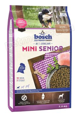Bosch MINI SENIOR - корм для пожилых собак мелких пород - 2,5 кг Petmarket