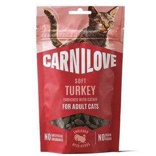 Carnilove Soft Snack Turkey with Catnip - ласощі для кішок (індичка/котяча м'ята) - 50 г Petmarket