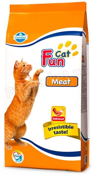Fun Cat Meat сухой корм для кошек (мясо) - 20 кг (156441) для