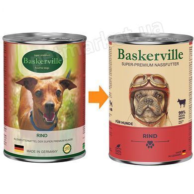 Baskerville ЯЛОВИЧИНА - консерви для собак - 800 г % Petmarket