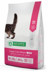 Nature's Protection Large Cat Kitten корм для кошенят великих порід - 12 кг % Petmarket