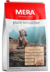 Mera pure sensitive Junior Truthan & Reis корм для юниоров (индейка/рис), 12,5 кг Petmarket