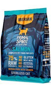 Primal Spirit Iberian Salmon Cat корм для стерилізованих котів (іберійська свинина та лосось) - 1 кг Petmarket