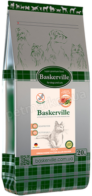 Baskerville ADULT CAT Fish - беззерновой корм для кошек (рыба) - 20 кг Petmarket