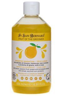Iv San Bernard Maracuja - шампунь для длинной шерсти для кошек и собак (маракуя/виноград/ананас) - 1 л Petmarket