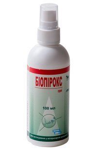 Bioveta Биопирокс &mdash; противогрибковый и антибактериальный спрей для собак, кошек и грызунов - 100 мл Petmarket