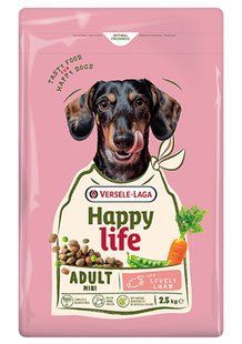 Happy Life ADULT MINI with Lamb - корм для собак міні та дрібних порід (ягня) - 2.5 кг Petmarket