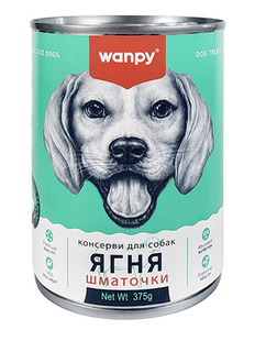 Wanpy Lamb Chunk - консервы для собак (кусочки ягнятины в соусе) Petmarket