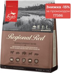Orijen REGIONAL RED - сухой корм для собак и щенков всех пород, 11,4 кг Petmarket