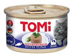 TOMi Superpremium Salmon - Лосось - влажный корм для кошек и котят, 85 г Petmarket