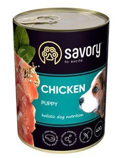 Savory Chicken Puppy - Курка - вологий корм для цуценят - 400 г Petmarket