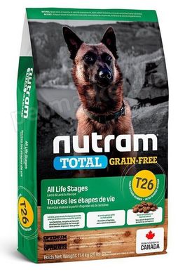 Nutram TOTAL Lamb & Lentils - беззерновий корм холістик для собак і цуценят (ягня/сочевиця) - 11,4 кг % Petmarket