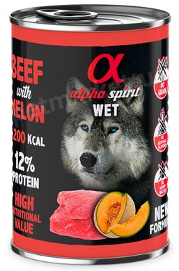 Alpha Spirit Beef & Melon - консерви для собак (яловичина/диня) Petmarket