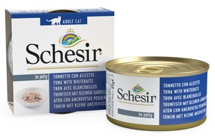 Schesir TUNA & WHITEBAIT - Тунець/Анчоусы - консерви для кішок, 85 г Petmarket