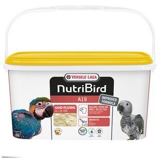 NutriBird А19 корм для ручного вигодовування пташенят великих папуг - 3 кг % Petmarket