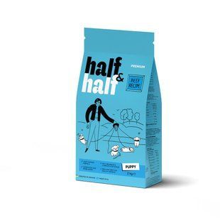 Half&Half Корм ​​сухой для щенков всех пород с говядиной Petmarket
