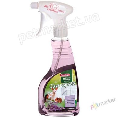 Flamingo CLEAN SPRAY Lavender - спрей для чистки клеток животных и птиц (лаванда) Petmarket