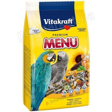 Vitakraft MENU - корм для крупных попугаев - 3 кг Petmarket
