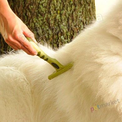 Safari UNDERCOAT RAKE - однорядные грабли для шерсти собак Petmarket
