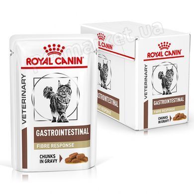 Royal Canin GASTRO INTESTINAL Fibre Response &mdash; влажный лечебный корм для кошек при запорах &mdash; 85 г Petmarket