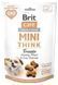 Brit Care Mini Treats Think &ndash; лакомство для собак малых пород, для поддержания умственных способностей (индейка/арахисовое масло) &ndash; 50 г