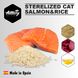 Amity STERILIZED Salmon & Rice - корм для стерилізованих кішок (лосось/рис) - 10 кг %