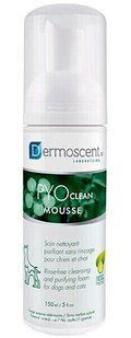 Dermoscent PYOclean Mousse - очищуючий мус без змивання для собак та котів з інфекційними хворобами шкіри - 150 мл % Petmarket