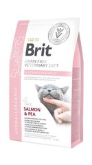 Brit VetDiet HYPOALLERGENIC - беззерновой корм для кошек при аллергии (лосось/горох) - 2 кг Petmarket