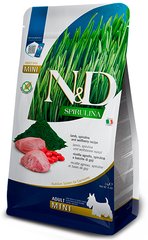 Farmina N&D Spirulina Adult Mini Lamb - беззерновой корм для собак мелких пород (спирулина/ягненок/ягоды годжи) Petmarket