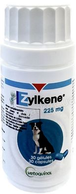 Vetoquinol ZYLKENE225 мг - добавка антистрес для собак і котів - 10 капс. Petmarket