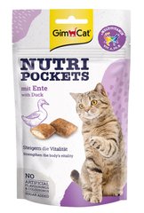 GimCat Nutri Pockets Duck - лакомство с уткой для кошек - 60 г Petmarket