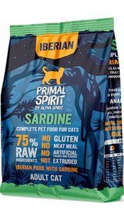 Primal Spirit Iberian Sardine Cat корм для дорослих котів (іберійська свинина та сардиною) - 1 кг Petmarket