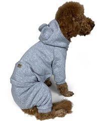 Dogs Bomba ВУШКА теплий костюмчик для собак - №4, Сірий Petmarket