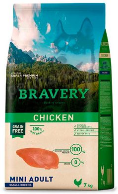 Bravery Chicken Mini сухой корм для собак мелких пород (курица) Petmarket
