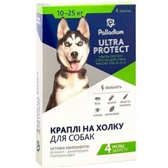 Palladium ULTRA PROTECT - краплі на холку від бліх і кліщів для собак 10-25 кг Petmarket