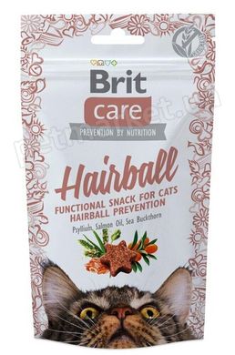 Brit Care Hairball - Хейрбол - лакомство для кошек выведение шерсти Petmarket