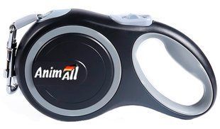 AnimAll поводок-рулетка для собак M до 25 кг/5 м, Фиолетовый Petmarket