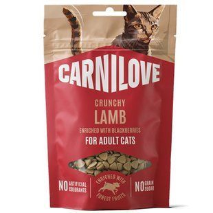 Carnilove Crunchy Snack Lamb with Blackberries - ласощі для кішок (ягня/ожина) Petmarket
