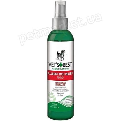 Vet's Best ALLERGY ITCH RELIEF Spray - заспокійливий спрей для проблемної шкіри собак Petmarket