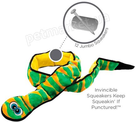 Outward Hound Зелена змія - міцна іграшка для собак Petmarket
