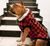 Dobaz RUIS PET Tartan - тепла куртка для великих собак - зелений, 3XL % Petmarket
