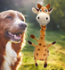 Kong Shakers Bobz Giraffe - игрушка для собак средних и курупных пород - M