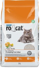 RoCat Orange комкующийся наполнитель для кошек (апельсин) - 5 л Petmarket